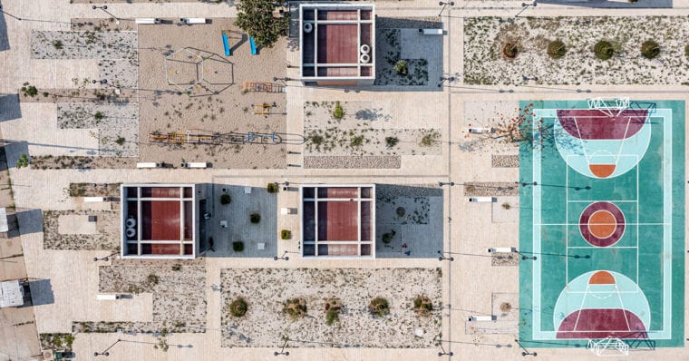 Construccion de Parque en la Unidad Infonavit